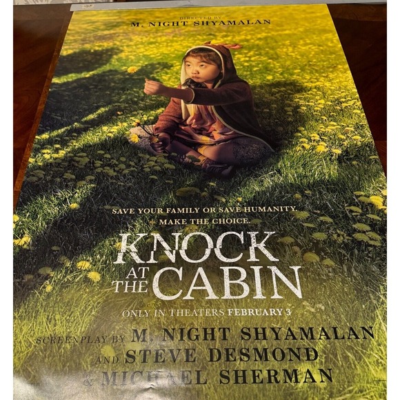 Other - KNOCK AT THE CABIN (2023) First Original Teaser Movie Poster- M Night Shaymalan